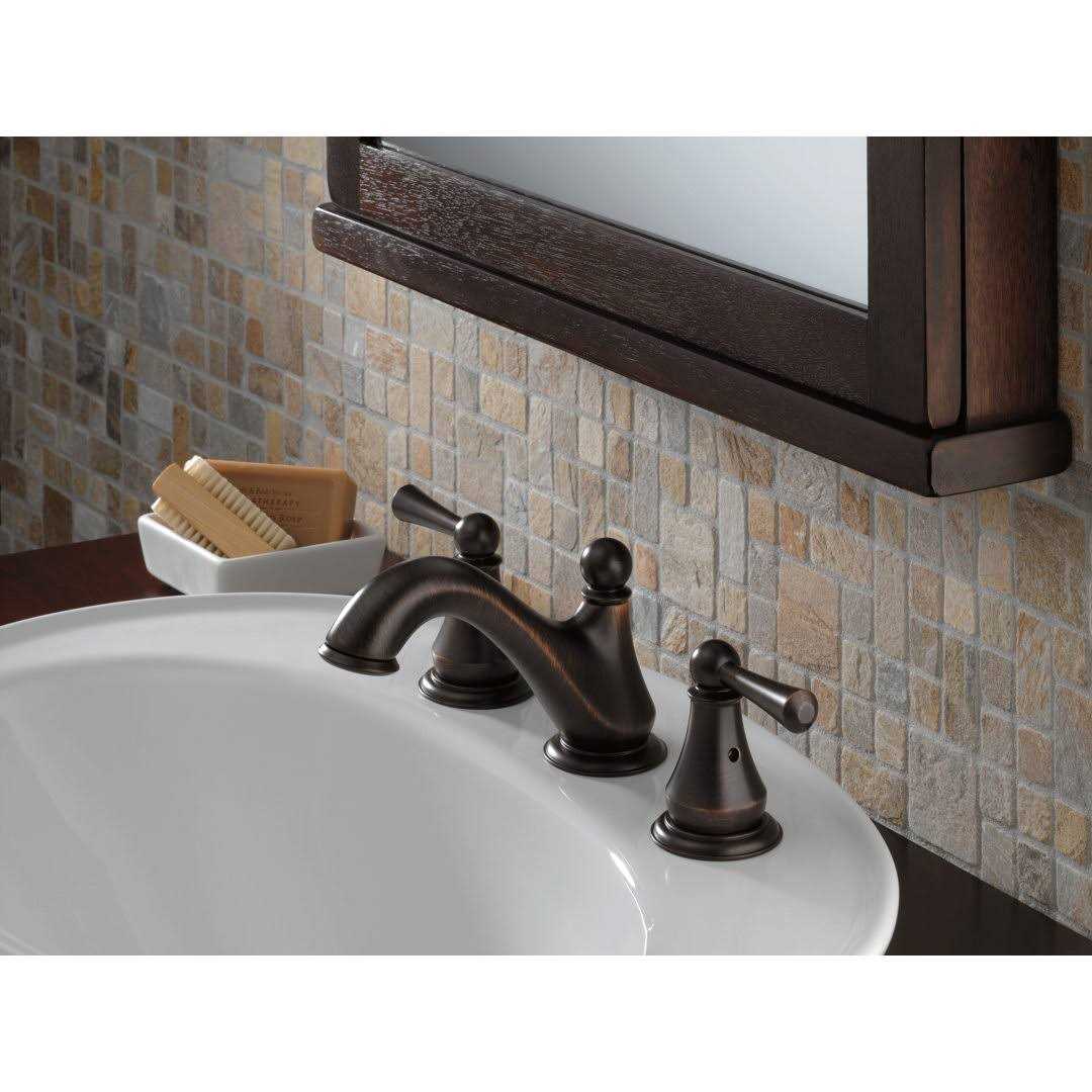 Delta Haywood Two Handle Widespread Bathroom Faucet 35999LF