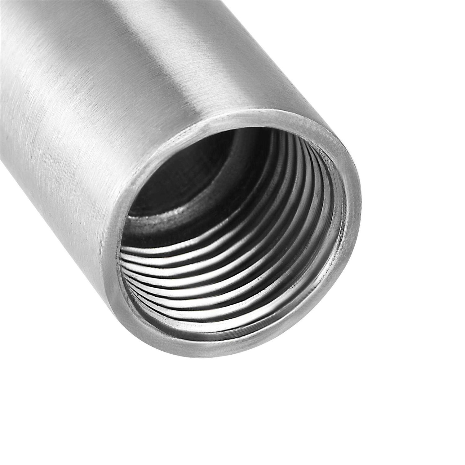 Uxcell 2pcs Cast Pipe Fitting Coupler Shower Head Extension Arm 1/2pt Male to Female - Image 2