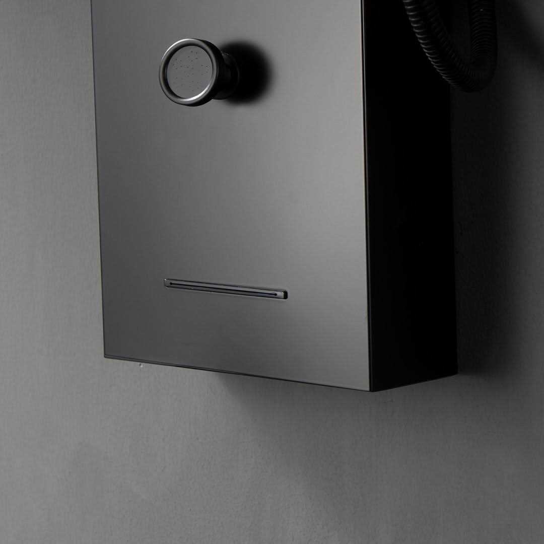 VIBRANTBATH YTP20-Black 57.99'' Shower Panel with Fixed Shower Head Finish - Image 3