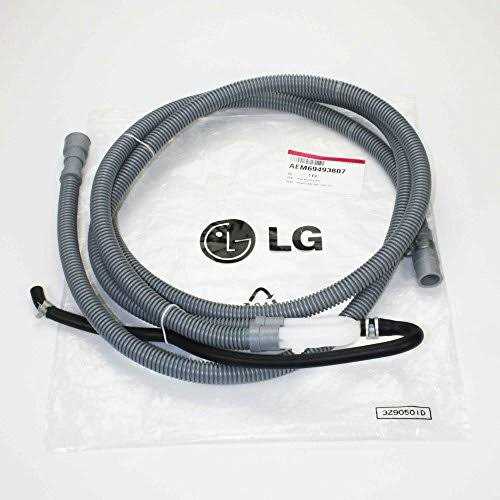 Genuine LG AEM69493807 Dishwasher Drain Hose - Image 2
