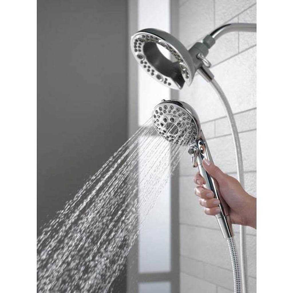 Delta In2ition Chrome Dual Shower Head 2-GPM Model 75595C - Image 4