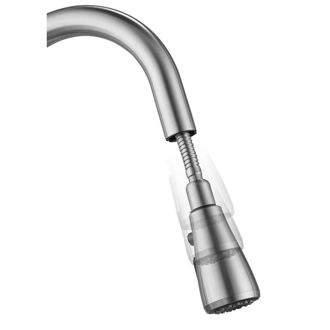 TRINITY 14 in. D x 30 in. W Freestanding Laundry/Utility Sink in Stainless Steel and THAPBK-0323 - Image 2