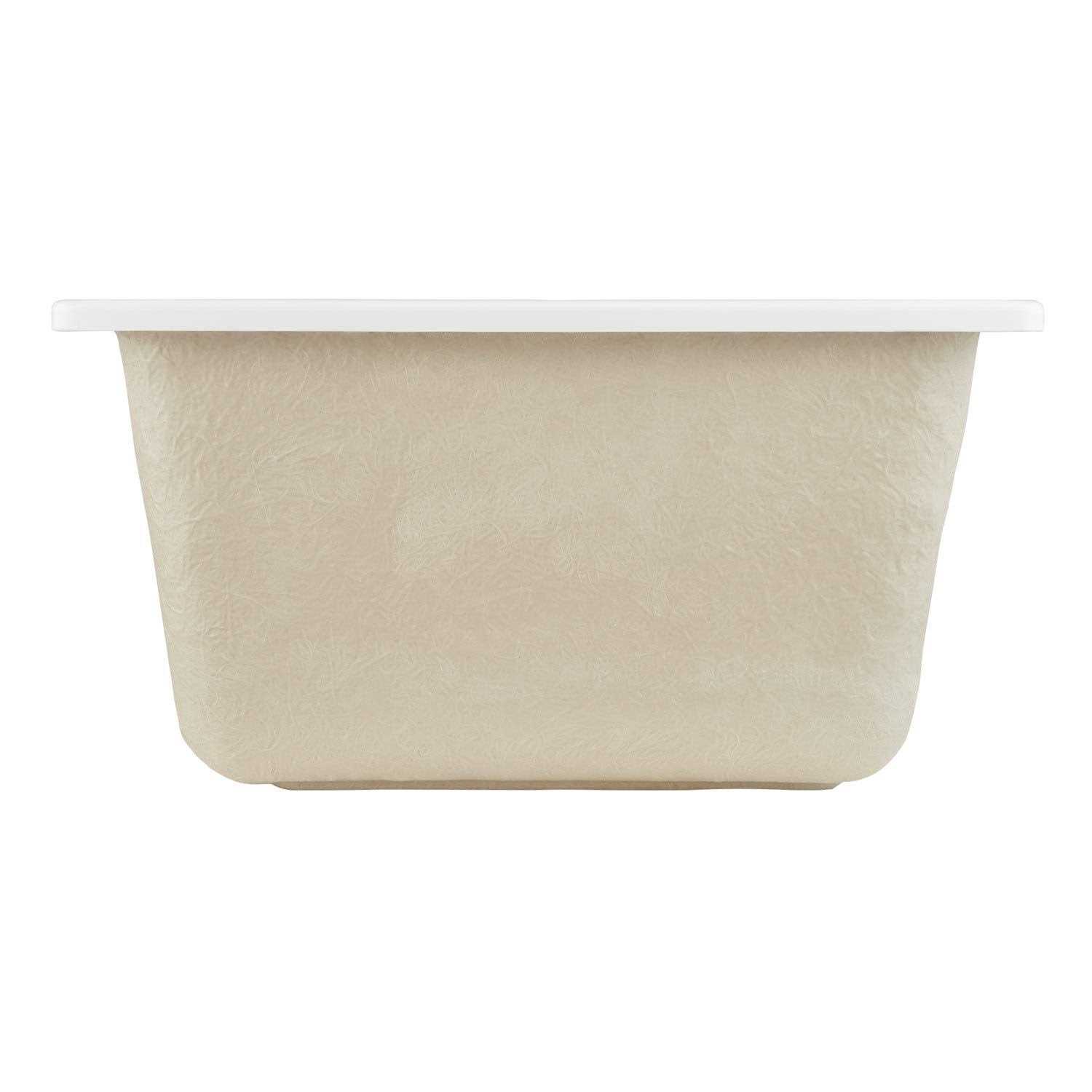 Signature Hardware 445931 Medford 25 Undermount Single Basin Acrylic Laundry Sink - Image 3