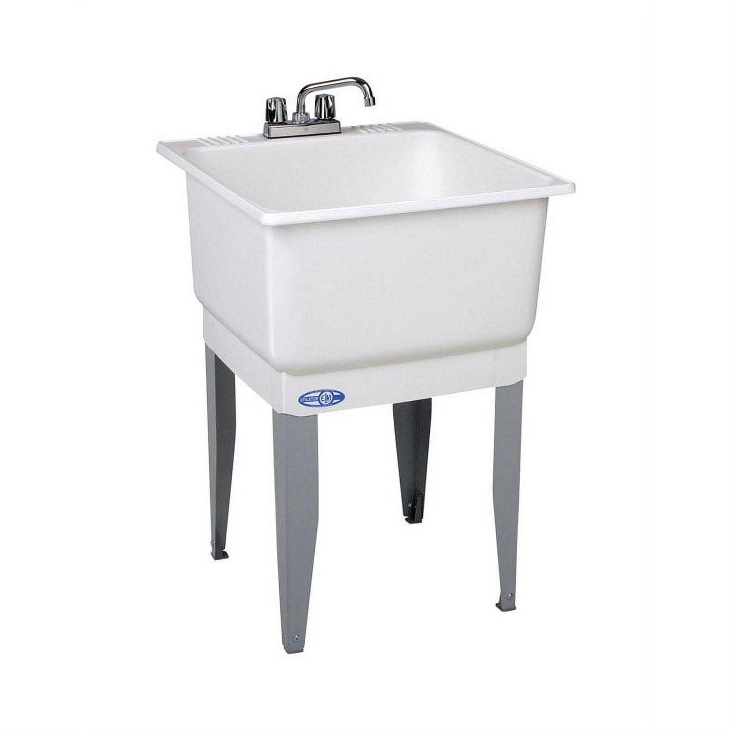Mustee Utilatub 23 in. W X 25 in. D Single Polypropylene Laundry Tub 14CP