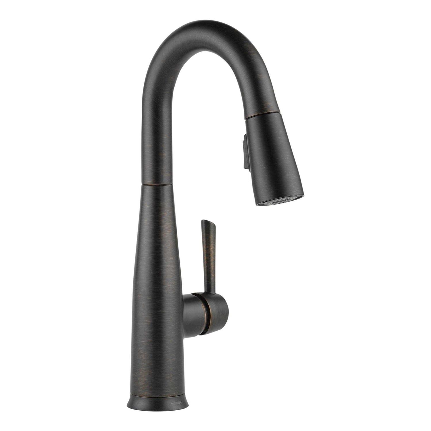 Delta Essa Single Handle Pull-Down Bar / Prep Faucet with Touch2O Technology 9913T-RB-DST