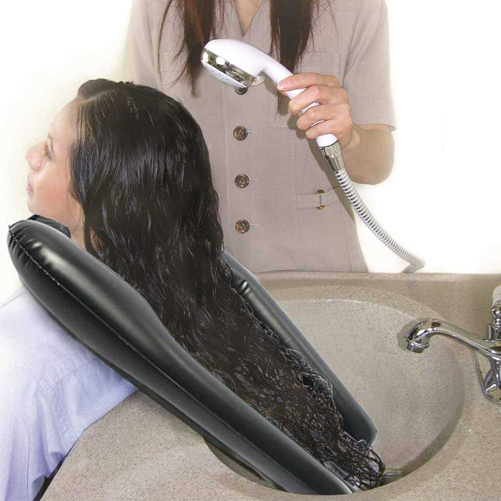 Betteral Inflatable Hair Washing Tray for Sink at Home Portable Shampoo Basin - Image 5