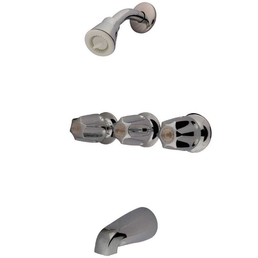 Elements of Design Ef110 Three Handle Tub Shower Faucet - Image 3