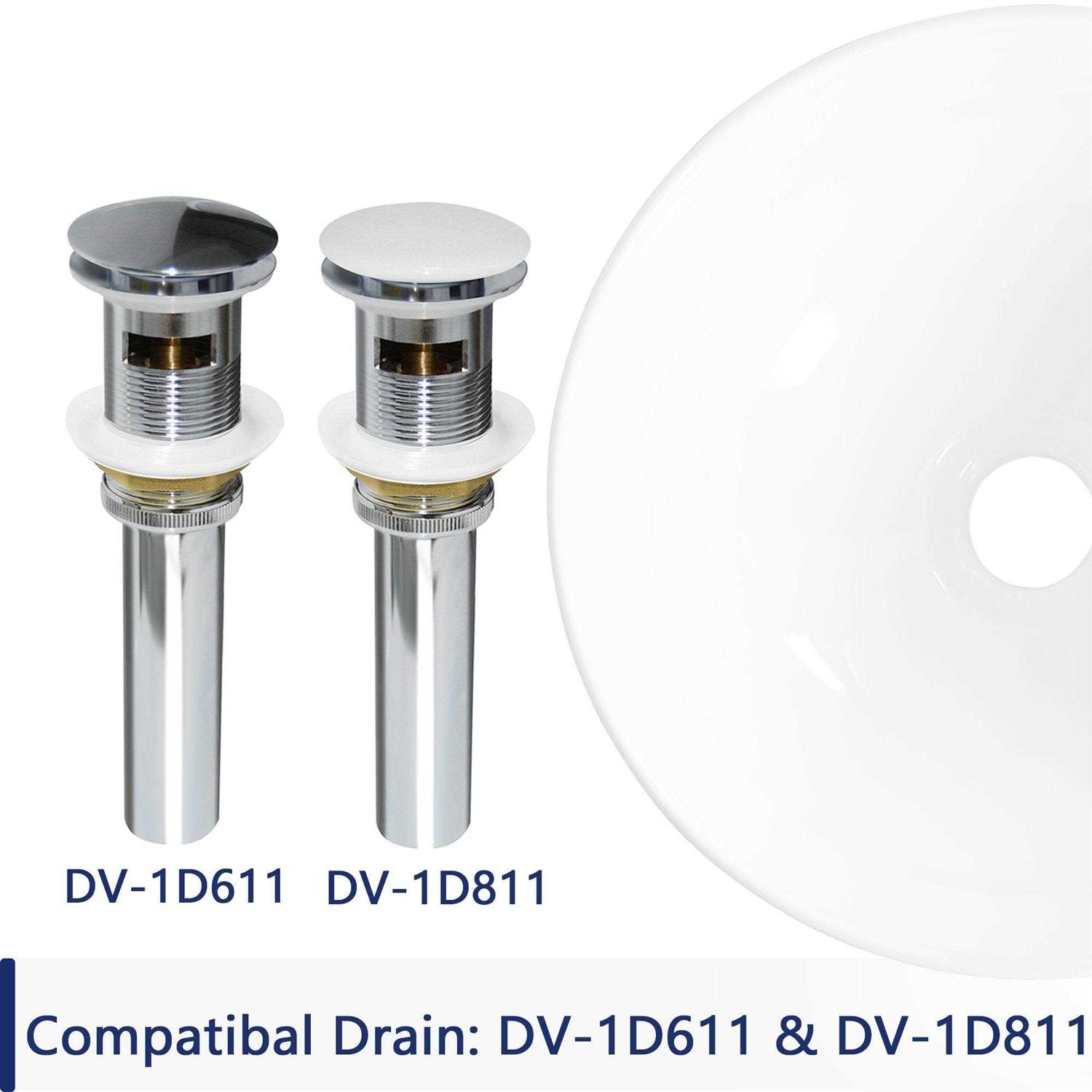 DeerValley DV-1U0086 Ally 21 X 15'' Rectangular Vitreous China Undermount Bathroom Sink with Overflow Sink Finish - Image 5