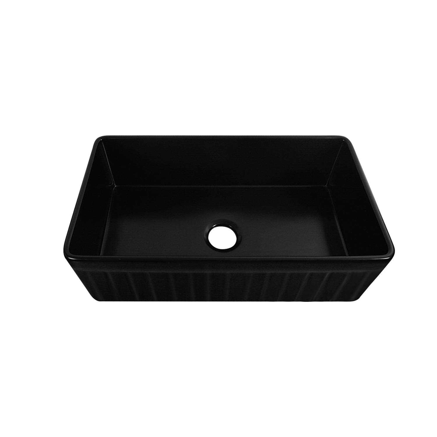 DeerValley DV-1K0017 Solstice Fireclay 33 L x 18 W Farmhouse Kitchen Sink - Image 5