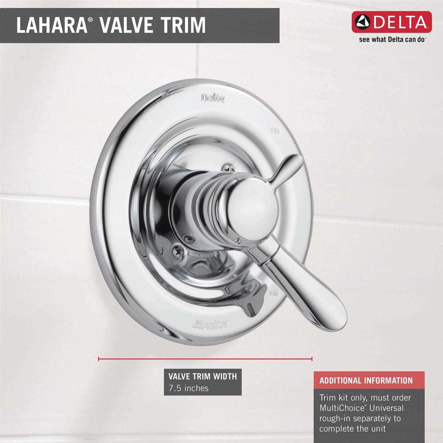 Delta Lahara Monitor 17 Series Valve Only Trim T17038 - Image 4