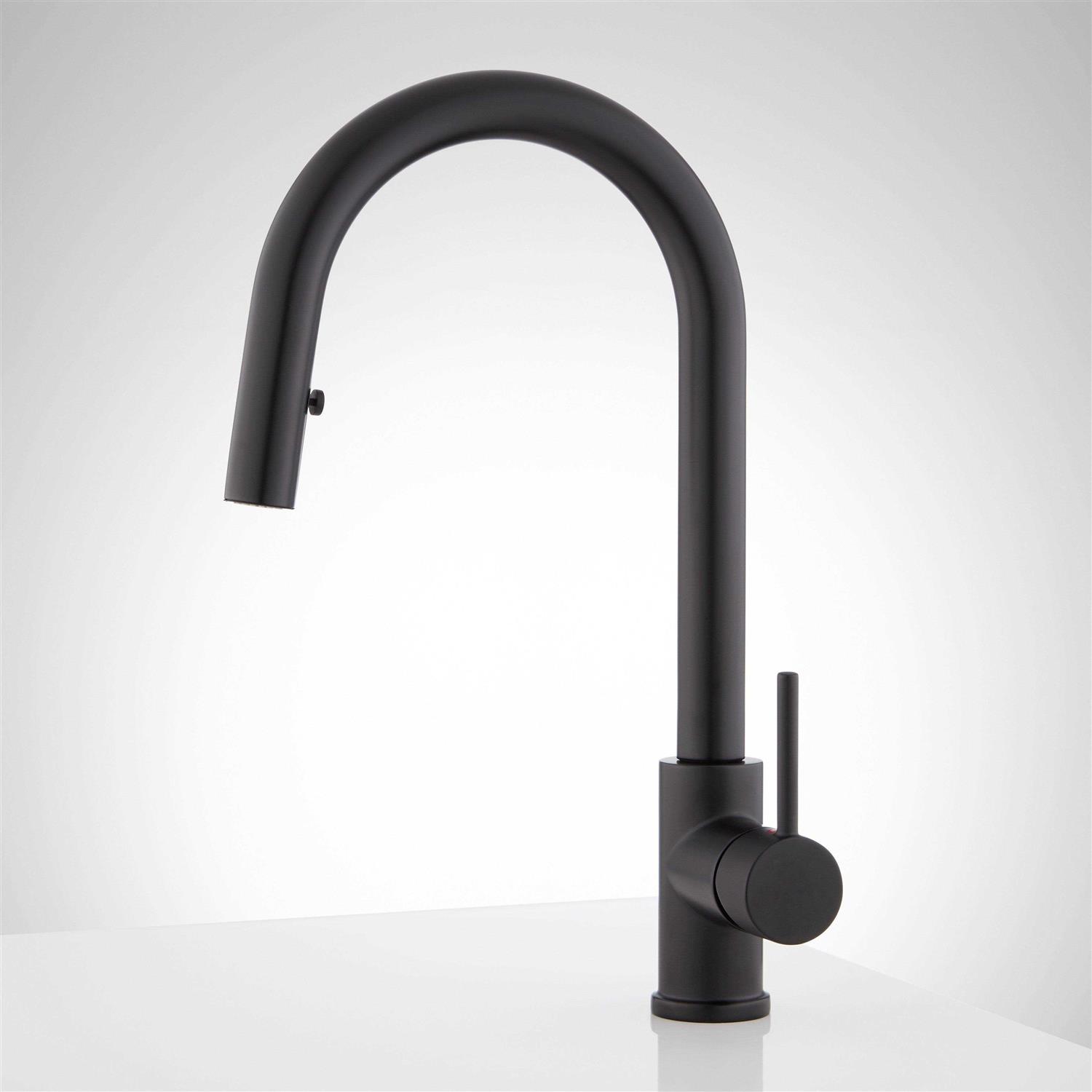 Signature Hardware Ravenel Single Handle Pull Down Sprayer Kitchen Faucet - Image 3