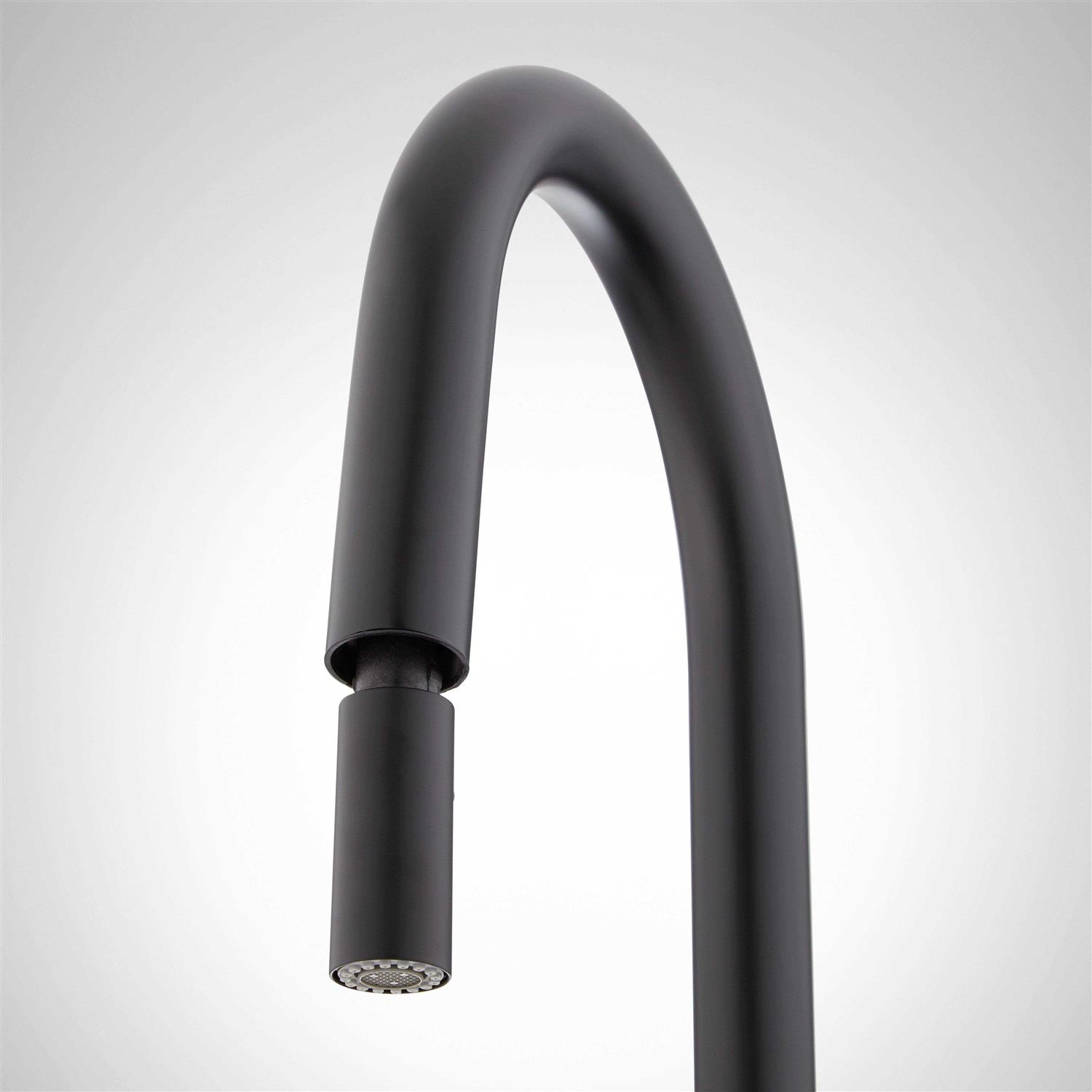 Signature Hardware Ravenel Single Handle Pull Down Sprayer Kitchen Faucet - Image 4