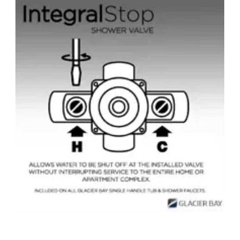 Glacier Bay 1005877850 Dorind Single-Handle 1-Spray Tub and Shower Faucet in Matte Gold - Image 3