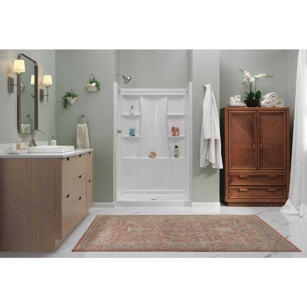 Delta Classic 500 48 in. L X 34 in. W Alcove Shower Pan Base with Center Drain - Image 3