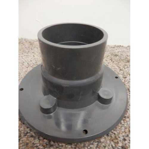 Oatey Round Gray PVC Shower Drain with 4-3/16 in. Square Screw-in Chrome Drain Cover - Image 5