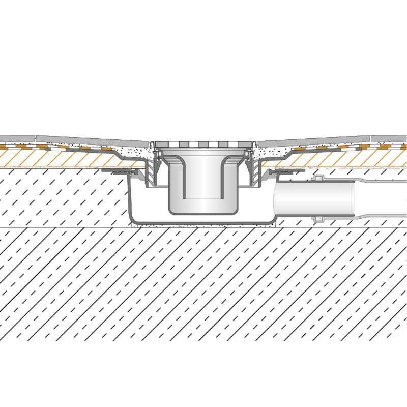 Schluter Kerdi-Shower-TT 36 x 36 Center Drain Thin Shower Tray - Image 3