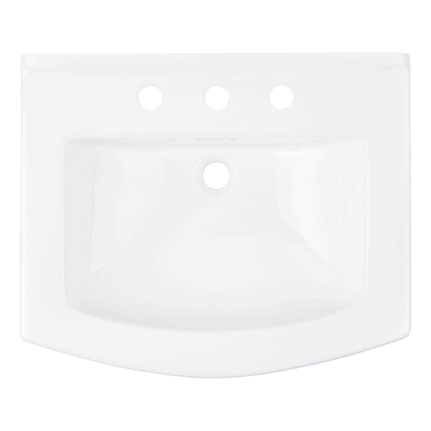 signature hardware Pennfield Porcelain Wall Mount Sink - Image 4