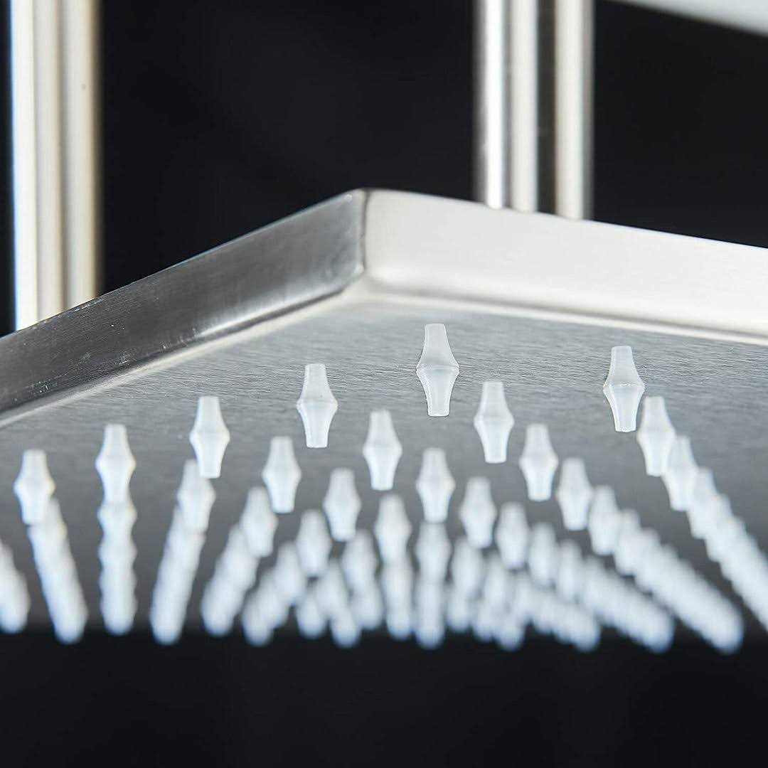 Senlesen 310-L4080HS Rain Fixed Shower Head 2.5 GPM GPM with Self-Cleaning - Image 3