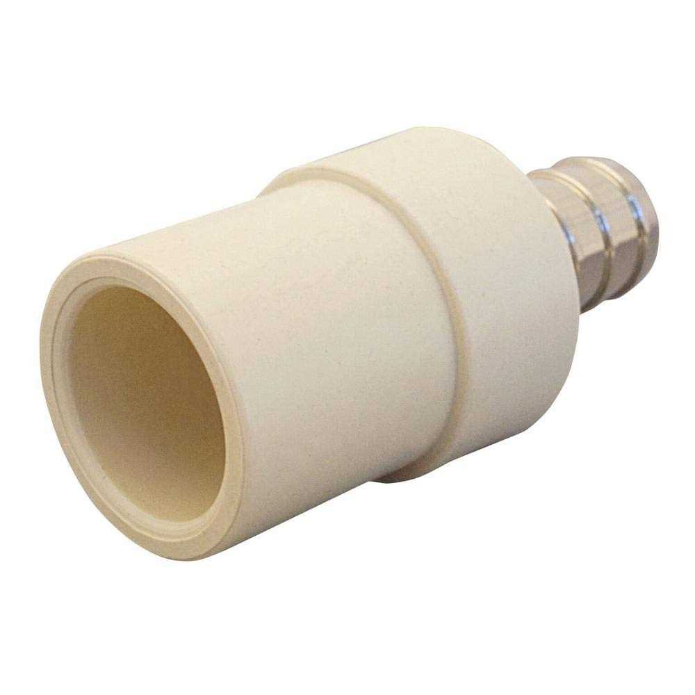 2 Pieces XFITTING 1/2 PEX X 1/2 CPVC Coupling - Image 3
