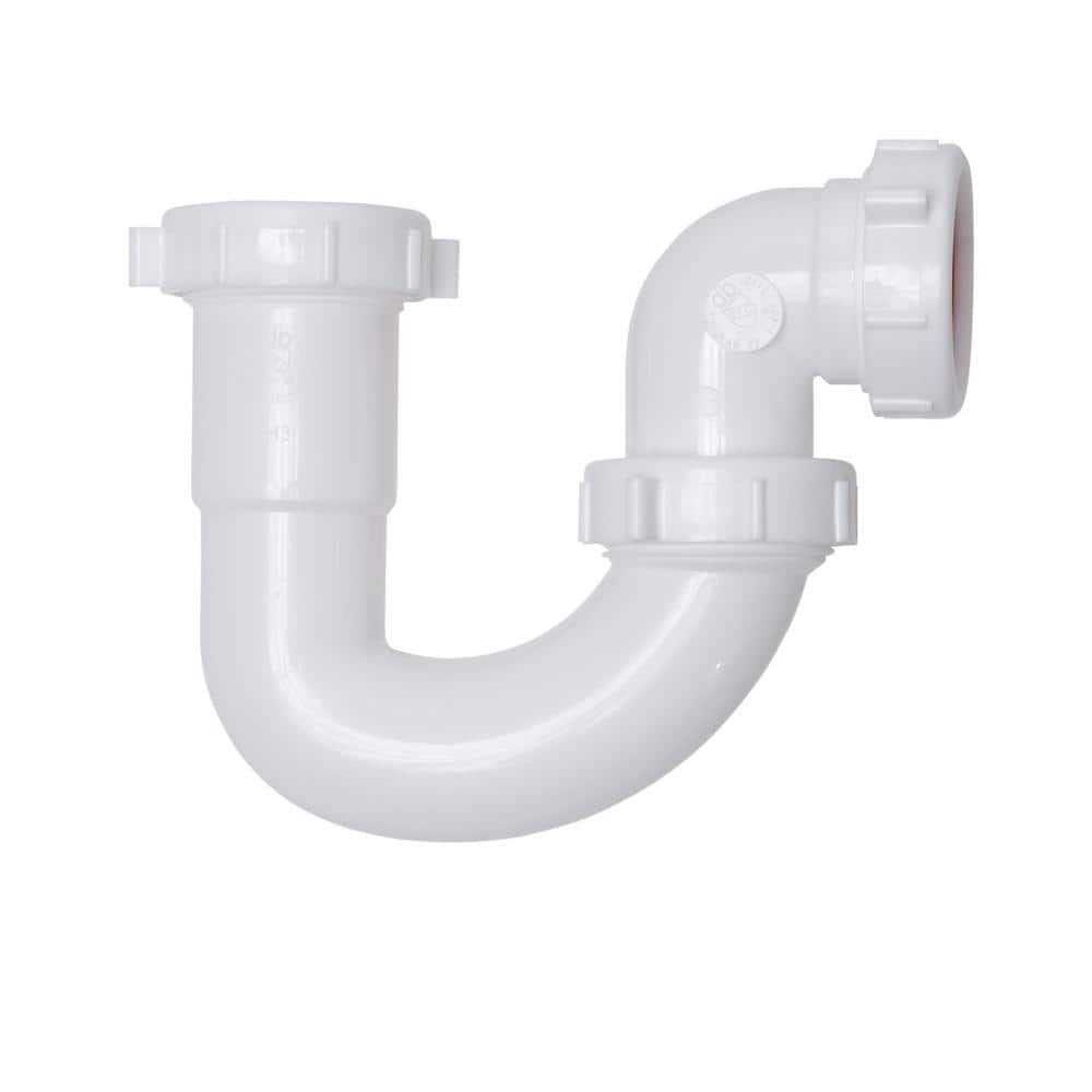 Unbranded 1-1/2 in. 90-Degree Repair Trap with Slip Joint Elbow and PVC Elbow Pipe