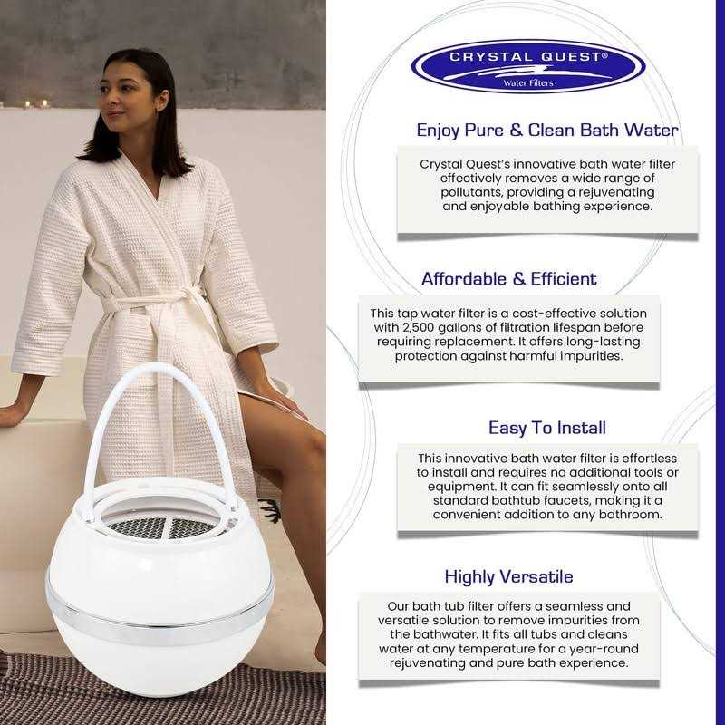 Crystal Quest White Bath Ball Filter - Image 4