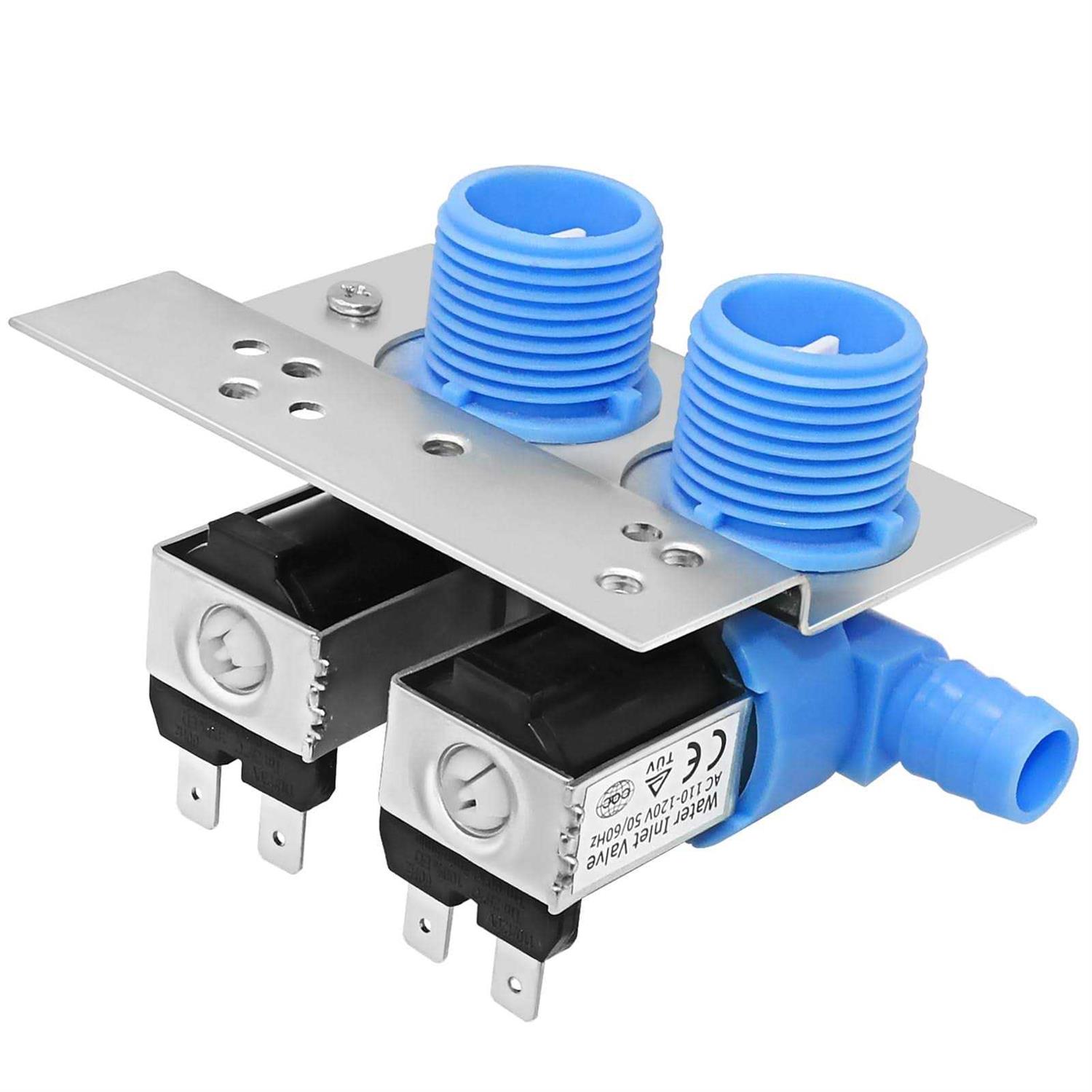 Upgrade 285805 Washer Water Inlet Valve Kit with Mounting Bracket by Beaquicy