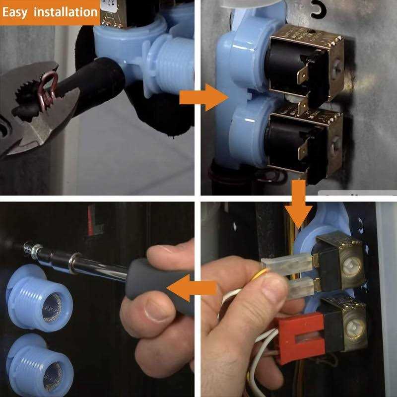 Upgrade 285805 Washer Water Inlet Valve Kit with Mounting Bracket by Beaquicy - Image 2