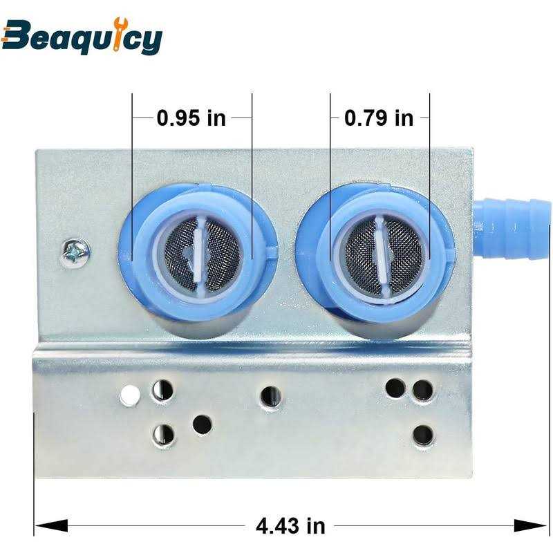 Upgrade 285805 Washer Water Inlet Valve Kit with Mounting Bracket by Beaquicy - Image 3
