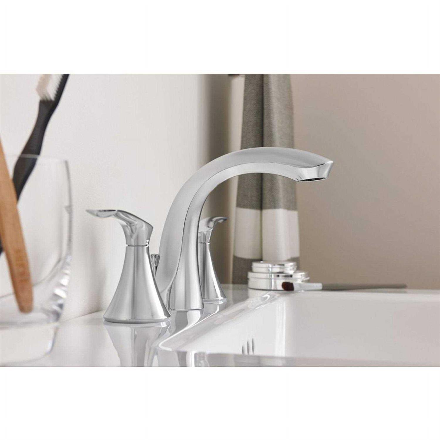 Moen WS84551 Darcy Bathroom Faucet Chrome - Image 2