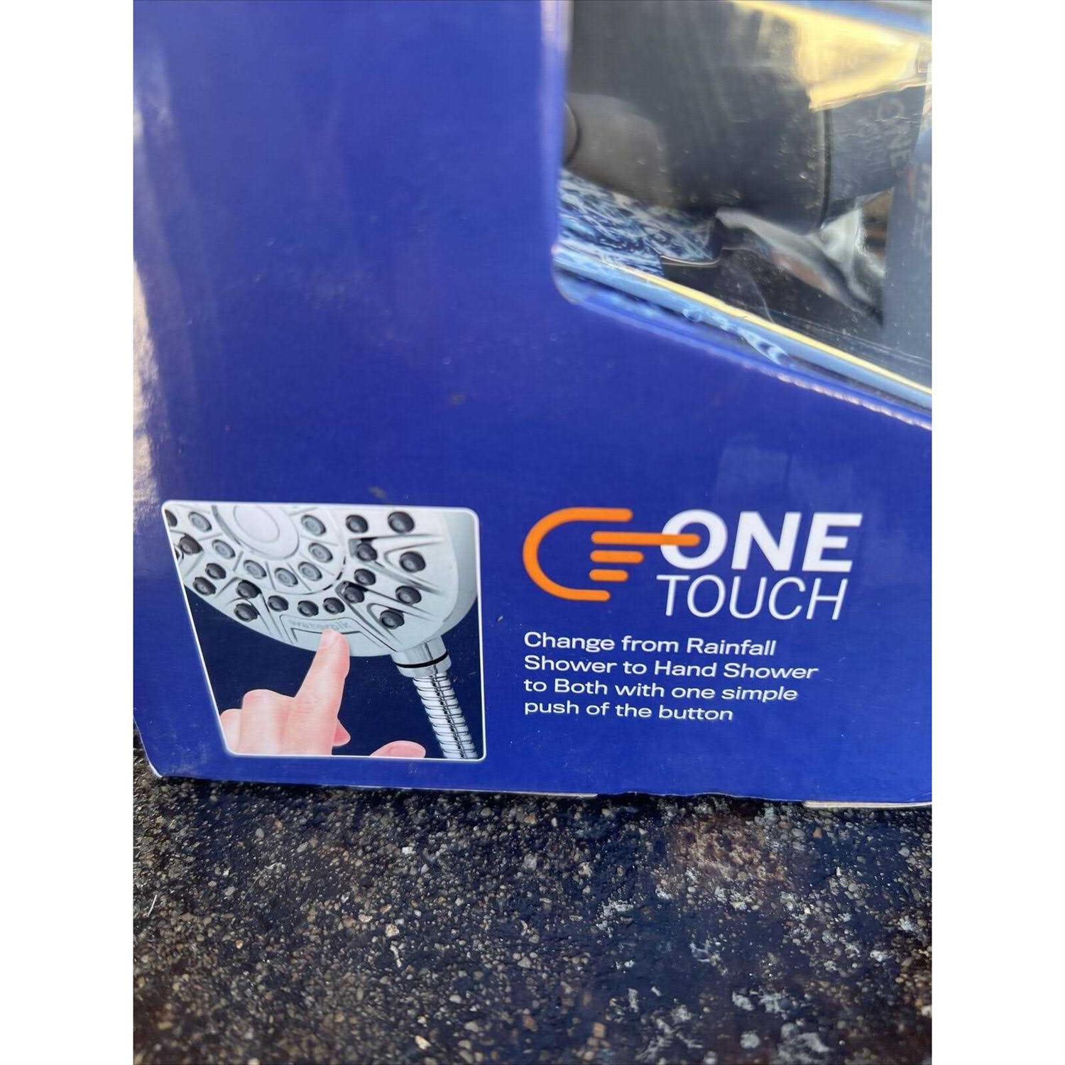 Waterpik 8-Spray Patterns with 1.8 GPM 6.25 in. Wall Mount Dual Shower Head and Handheld Shower Head XPA-133E/763ME - Image 3