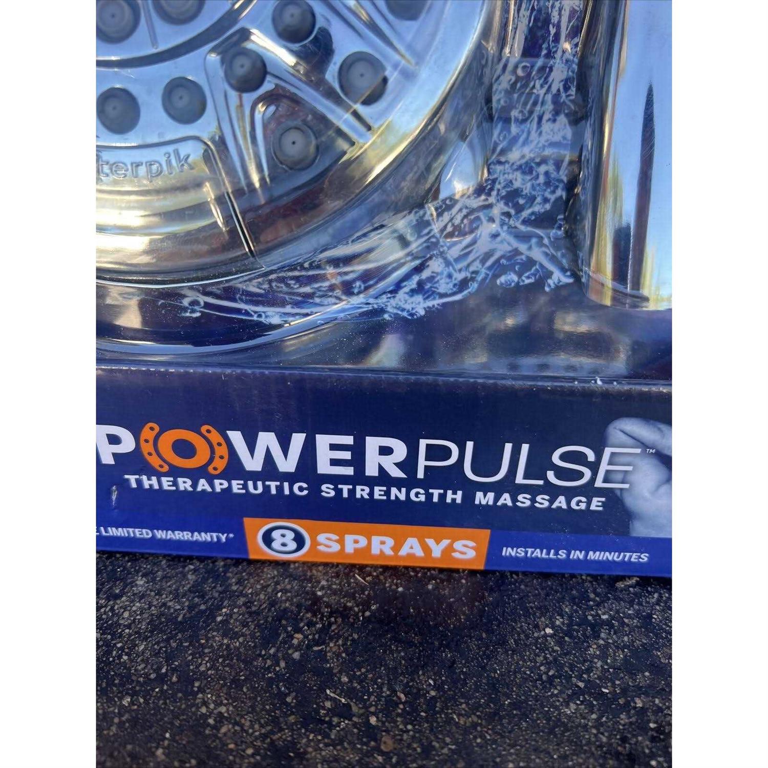 Waterpik 8-Spray Patterns with 1.8 GPM 6.25 in. Wall Mount Dual Shower Head and Handheld Shower Head XPA-133E/763ME - Image 5