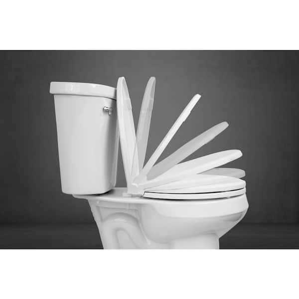 Centoco Round Closed Front Toilet Seat with Safety Close Plus Lift and Clean - Image 3