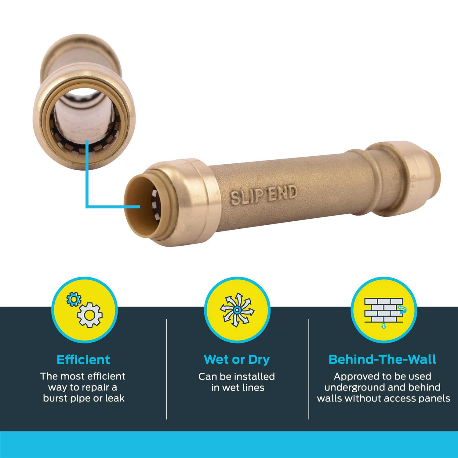 Sharkbite Slip Coupling - Image 4