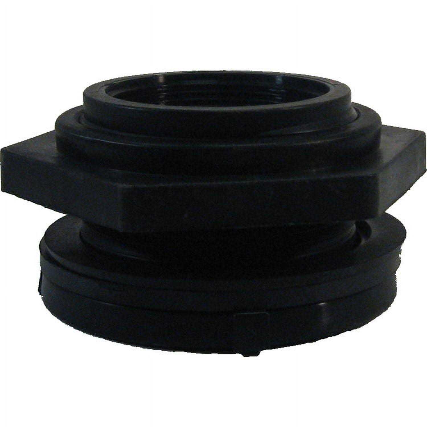 Norwesco 2 Double Threaded Polypropylene Bulkhead Fitting - Image 4