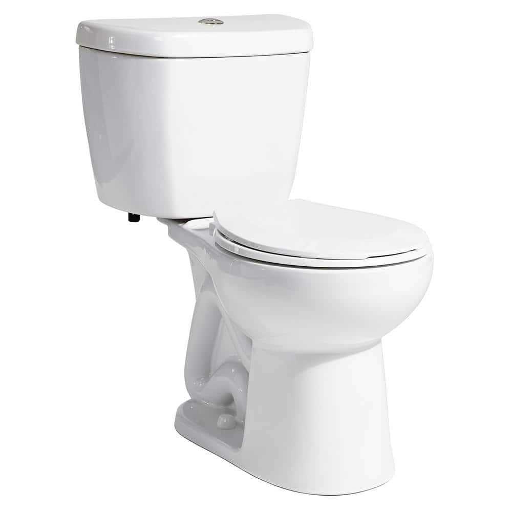 Niagara Stealth 2-Piece 0.8 GPF Single Flush Round Toilet in White