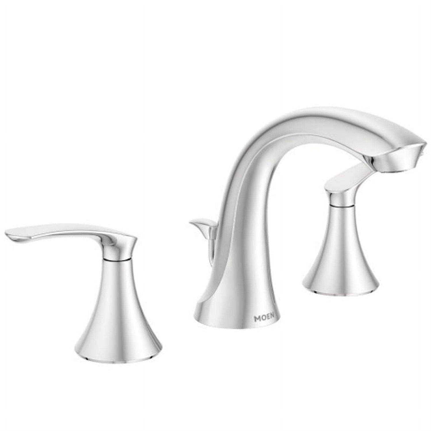 Moen WS84551SRN Darcy 2 Handle Widespread Bathroom Faucet Brushed Nickel - Image 5