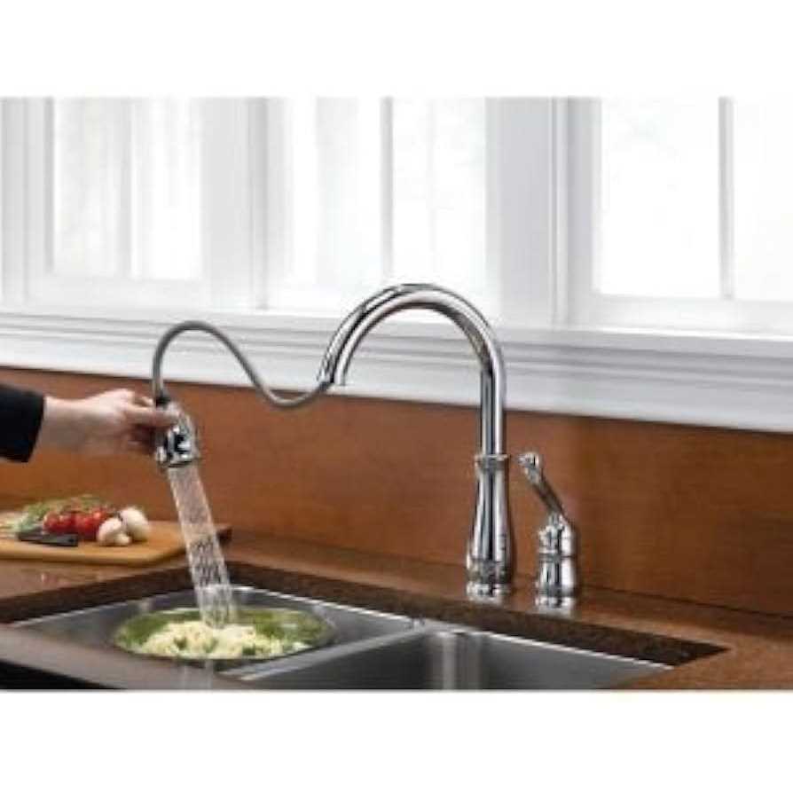 Delta Leland Single Handle Pull Down Kitchen Faucet - Image 3