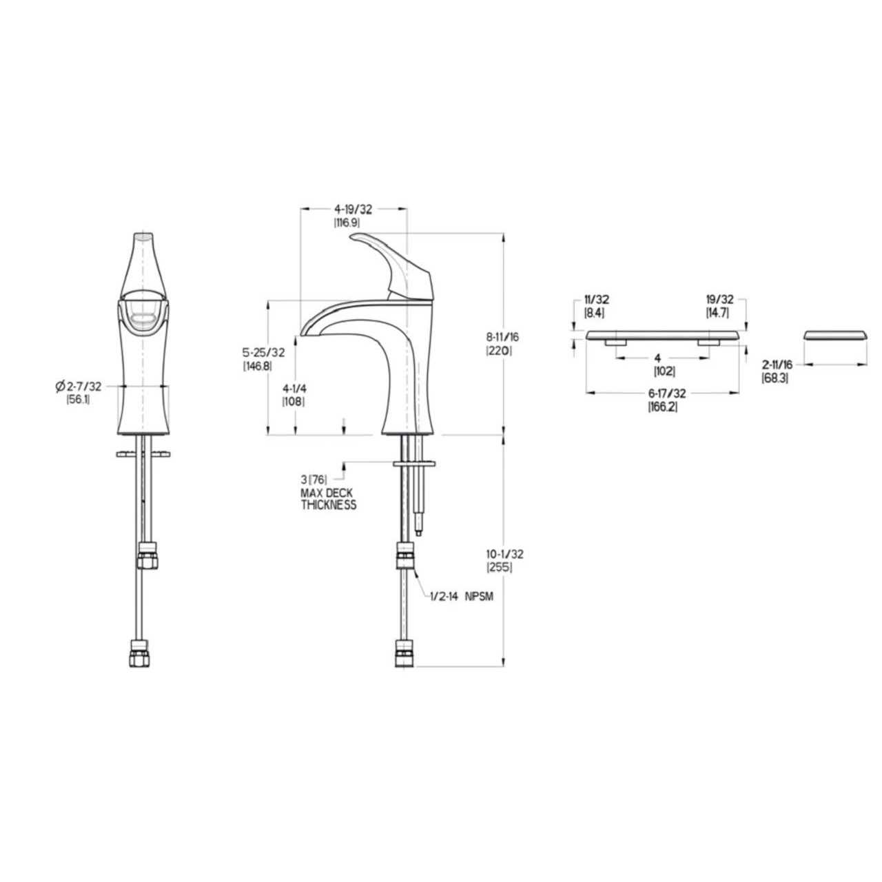 Pfister Brea Bathroom Sink Faucet Single Control - Image 4