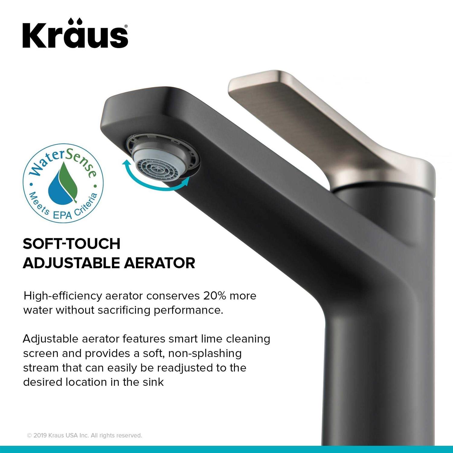 Kraus Indy Single Handle Bathroom Faucet - Image 2