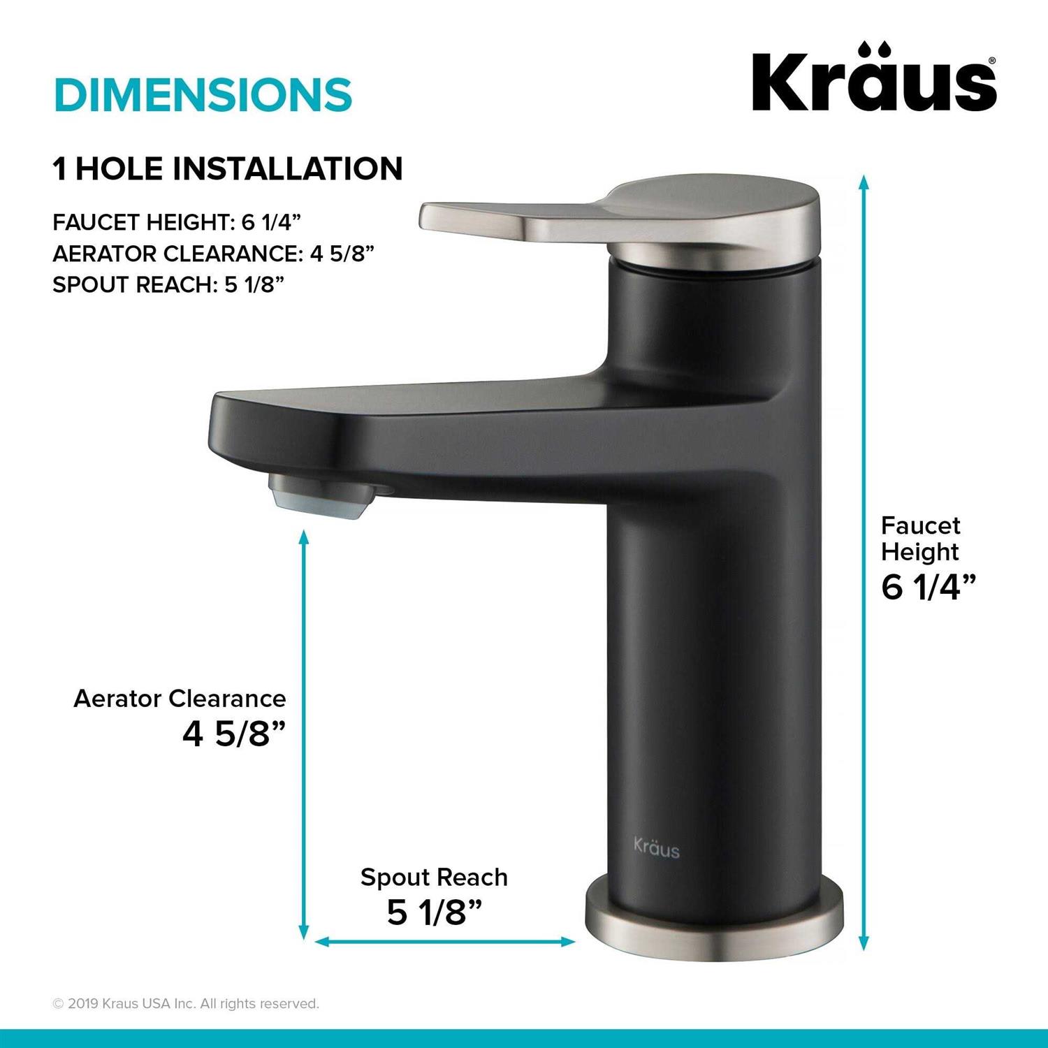 Kraus Indy Single Handle Bathroom Faucet - Image 5
