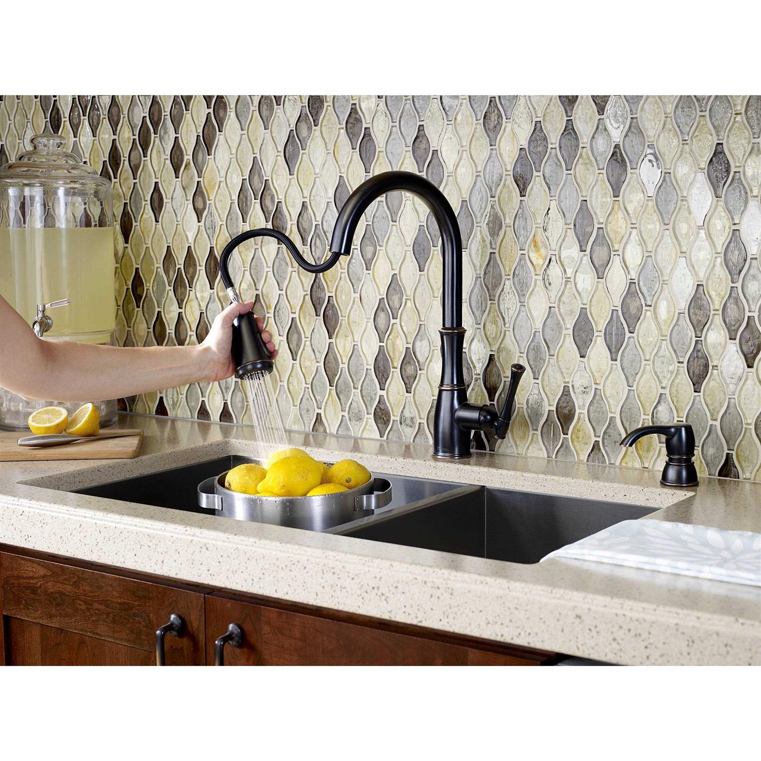 Pfister Wheaton Single Handle Pull Down Kitchen Faucet GT529-WH1 - Image 3