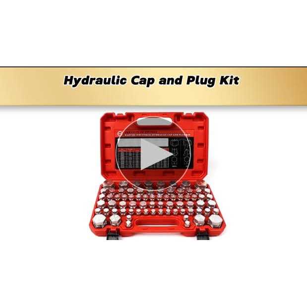 AKM 144 PC JIC and ORFS Master Industrial Hydraulic Cap and Plug Hose Tube and Pipe Fitting Kit Cap and Plug Kit Precision Threading in ORFS and 37° - Image 5