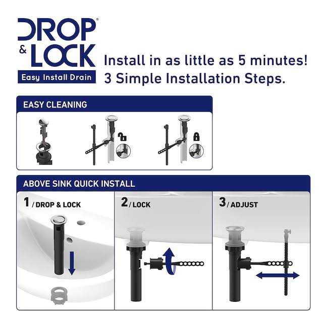 Project Source Chrome 2-handle 4-in Centerset WaterSense Bathroom Sink Faucet with Drain - Image 5