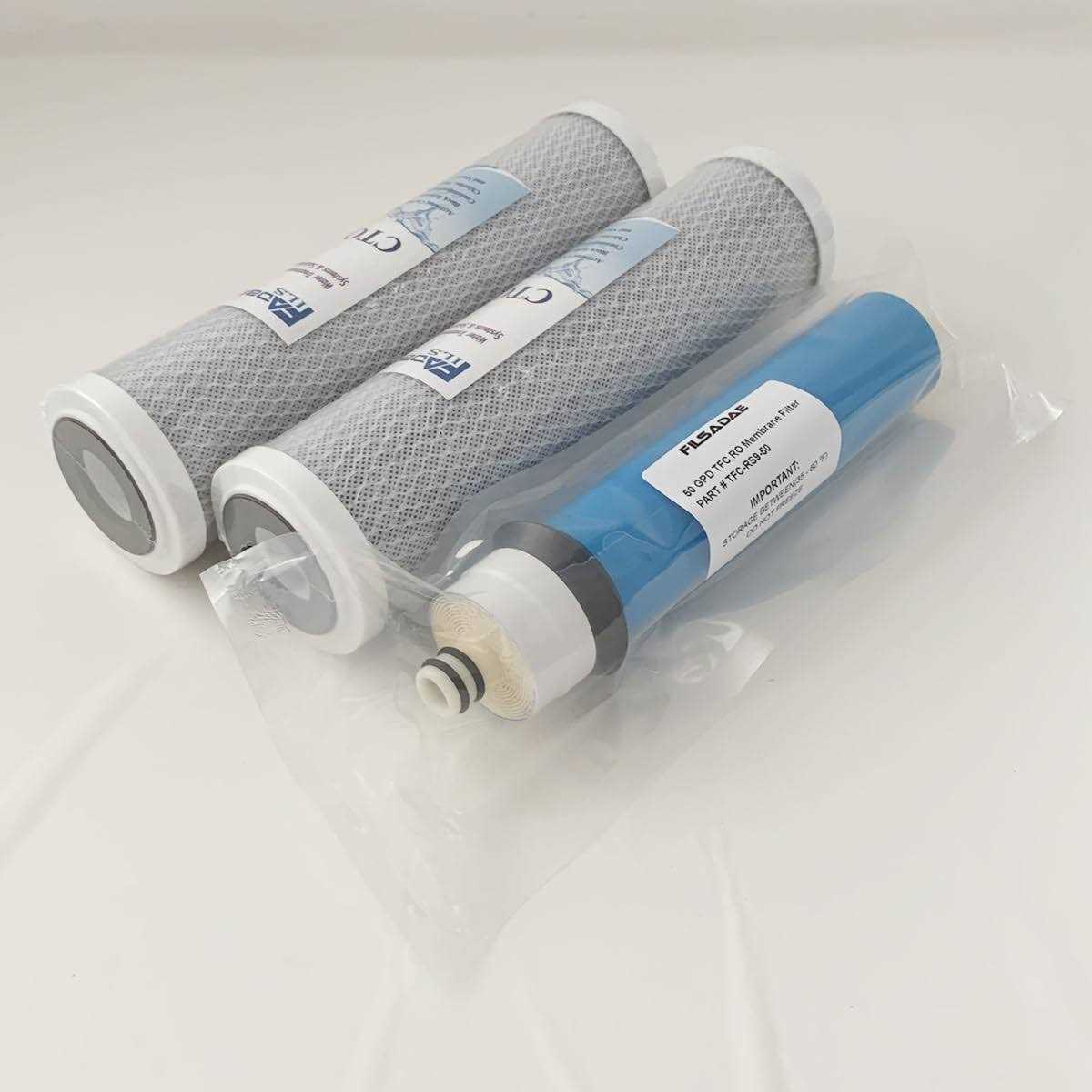 Compatible Replacement Filter Set With Membrane for Rainsoft UF50 21179 Reverse Osmosis System - Image 4