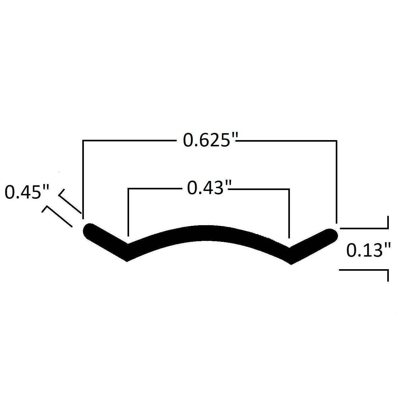 Qpn Vinyl 7/8 Insert Molding Trim Screw Cover Rv Camper Travel Trailer - Image 4
