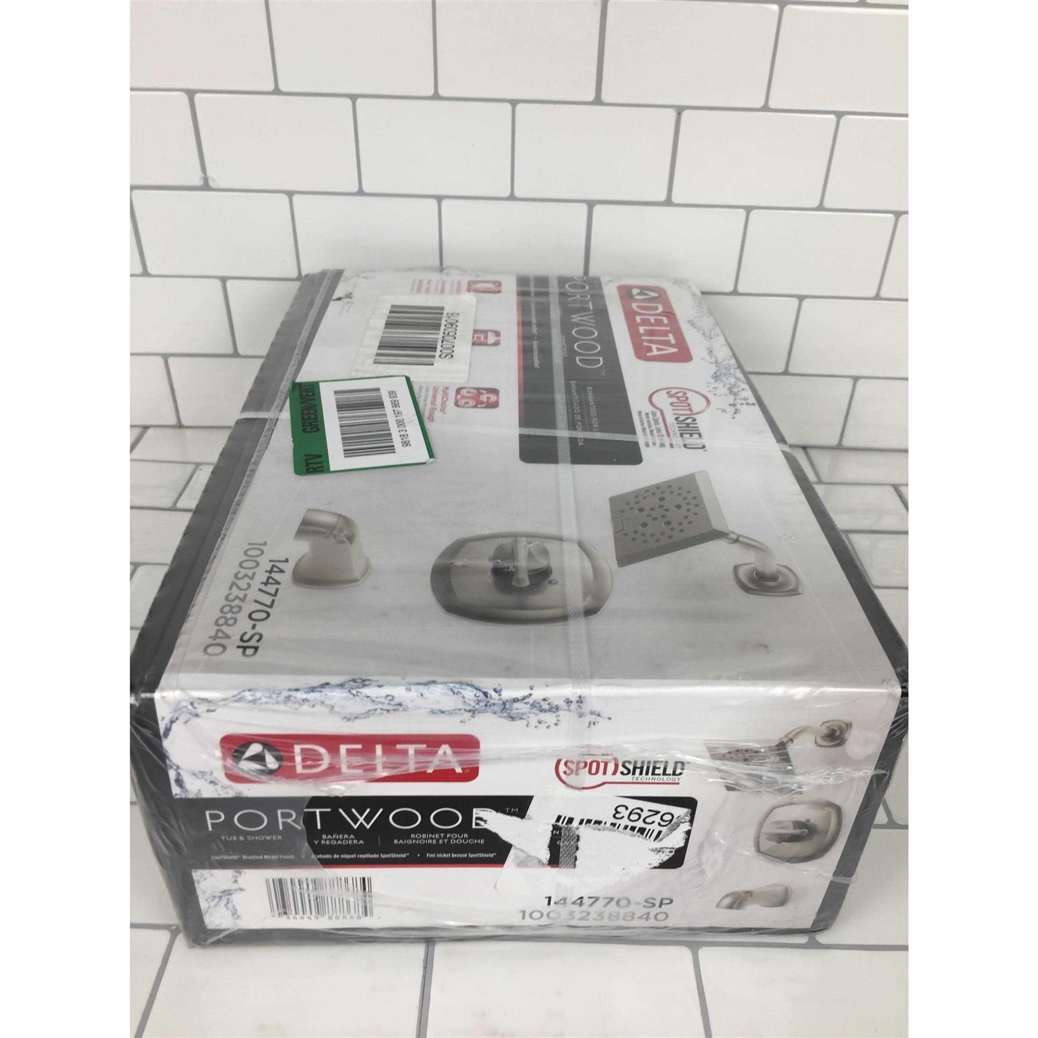 Delta Portwood Single Handle 5 Spray Tub and Shower Faucet with H2Okinetic - Image 3