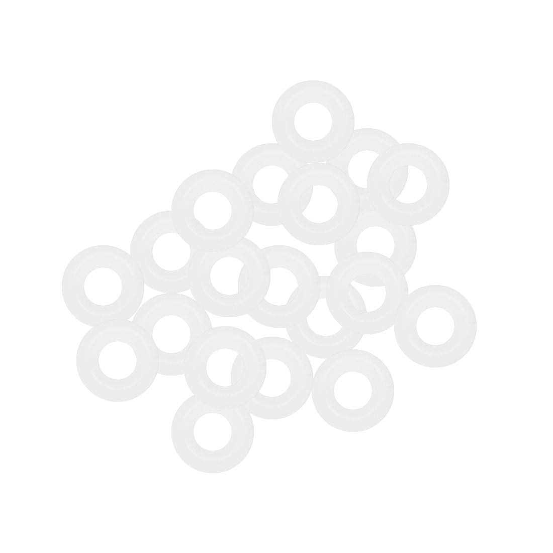 Uxcell Silicone O-Rings OD ID 2.4mm Width VMQ Seal Gasket for Compressor Valves Pipe Repair