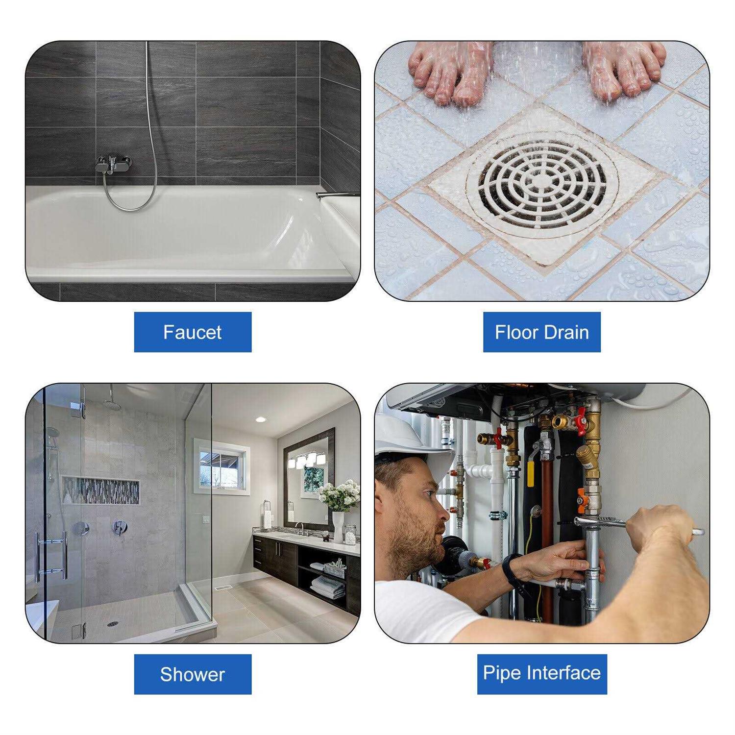 Uxcell Silicone O-Rings OD ID 2.4mm Width VMQ Seal Gasket for Compressor Valves Pipe Repair - Image 4