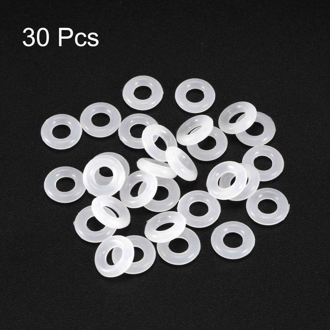 Uxcell Silicone O-Rings OD ID 2.4mm Width VMQ Seal Gasket for Compressor Valves Pipe Repair - Image 4
