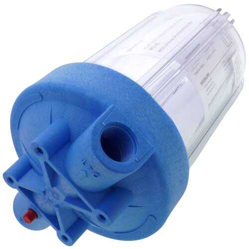 American Plumber 152080 W10-BC 1 Clear Heavy-Duty Housing with Pressure Relief Button - Image 3